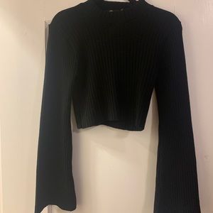 Cropped Turtleneck Sweater